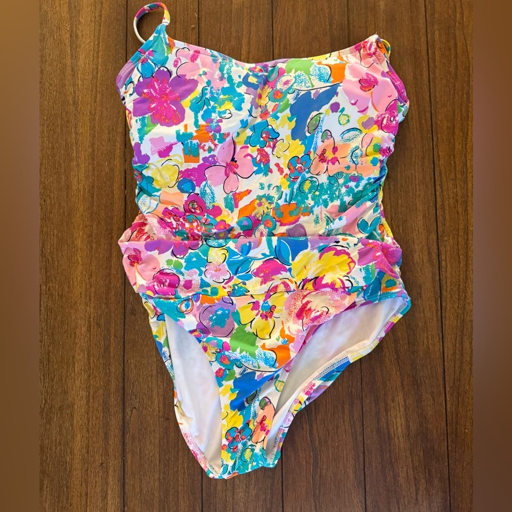 Anne Cole' Floral One-Piece Swimsuit - Bright Multi